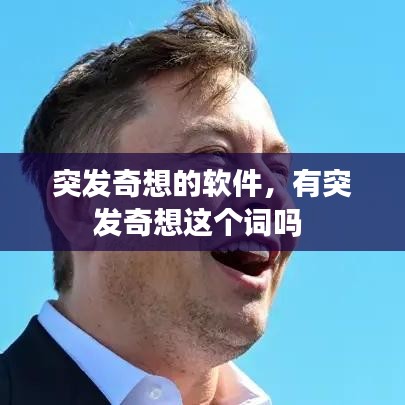 突发奇想的软件,有突发奇想这个词吗