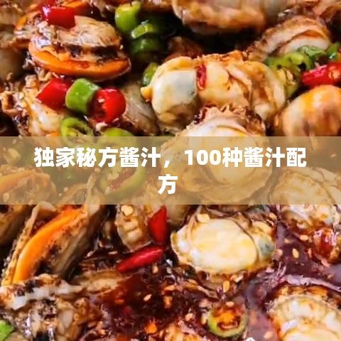 独家秘方酱汁,100种酱汁配方