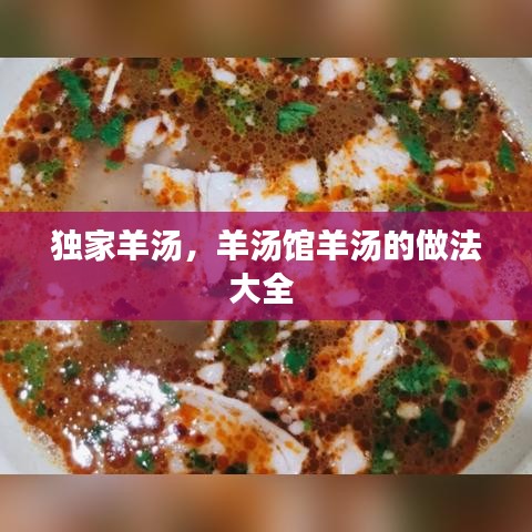 独家羊汤,羊汤馆羊汤的做法大全