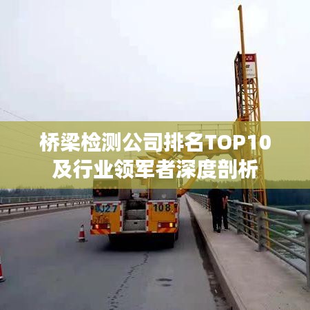 桥梁检测公司排名TOP10及行业领军者深度剖析