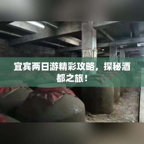 宜宾两日游精彩攻略,探秘酒都之旅!
