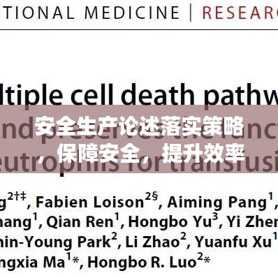 安全生产论述落实策略，保障安全，提升效率