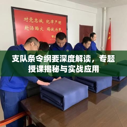 支队条令纲要深度解读,专题授课揭秘与实战应用