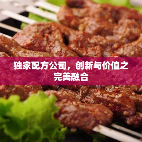 独家配方公司,创新与价值之完美融合