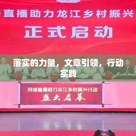 落实的力量,文章引领,行动实践