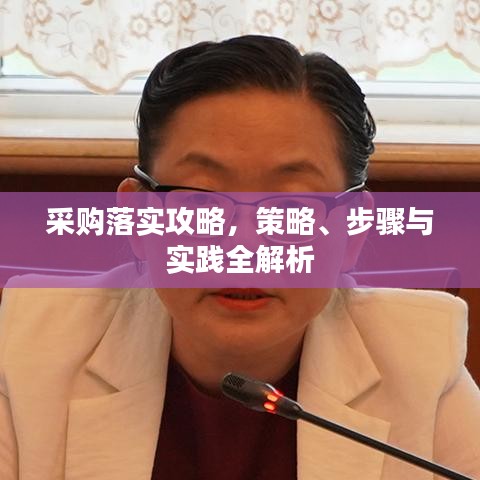 采购落实攻略,策略、步骤与实践全解析