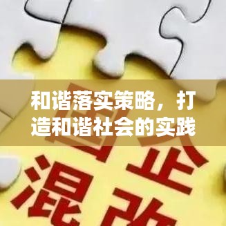 和谐落实策略,打造和谐社会的实践指南