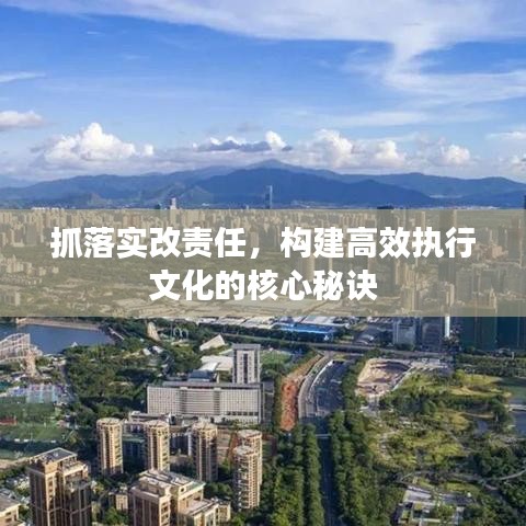 抓落实改责任,构建高效执行文化的核心秘诀