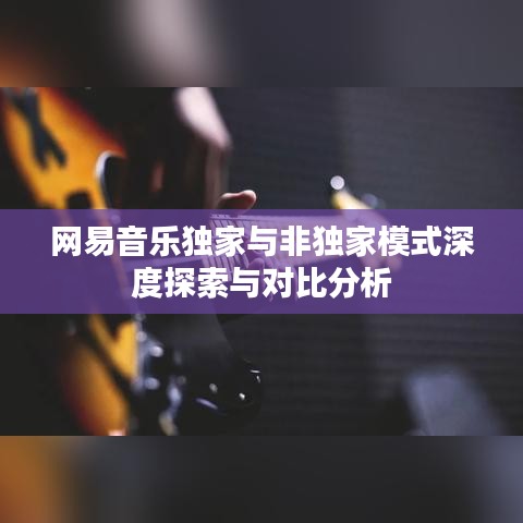 网易音乐独家与非独家模式深度探索与对比分析