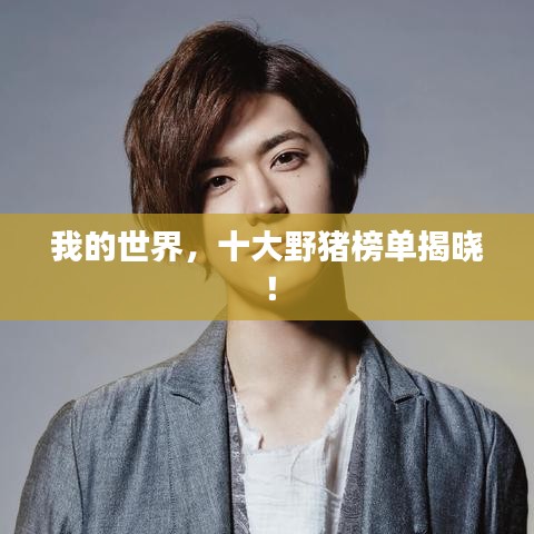 我的世界，十大野猪榜单揭晓！