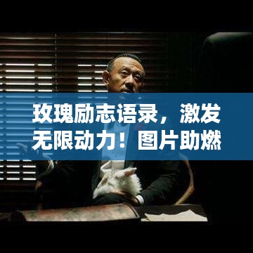 玫瑰励志语录，激发无限动力！图片助燃心灵之火