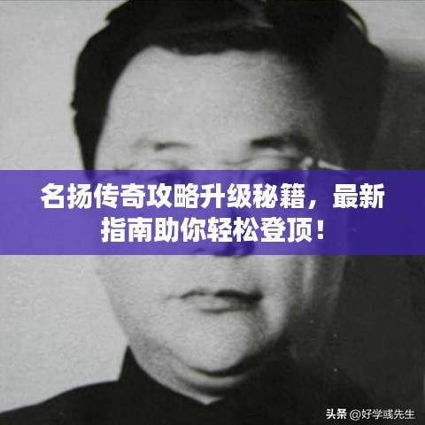 名扬传奇攻略升级秘籍,最新指南助你轻松登顶!