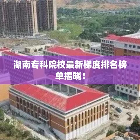 湖南专科院校最新梯度排名榜单揭晓！