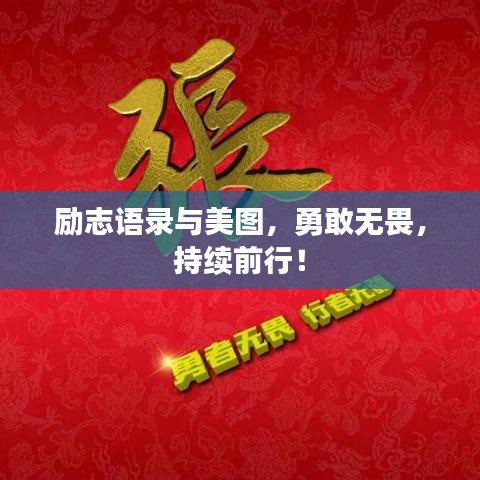 励志语录与美图,勇敢无畏,持续前行!