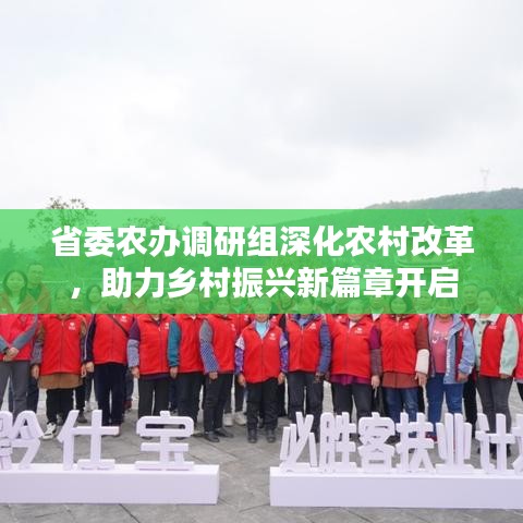 省委农办调研组深化农村改革,助力乡村振兴新篇章开启