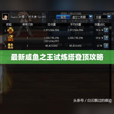 最新咸鱼之王试炼塔登顶攻略