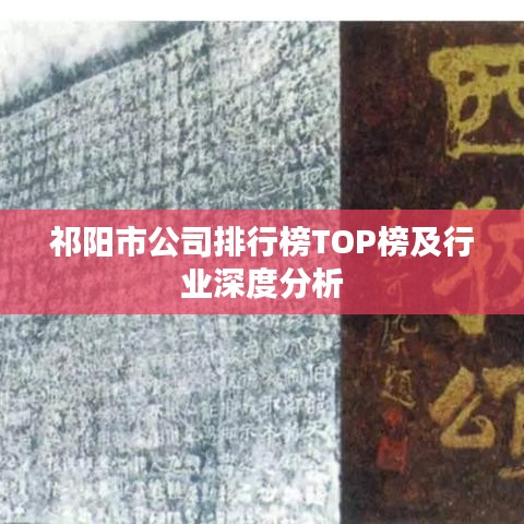 祁阳市公司排行榜TOP榜及行业深度分析