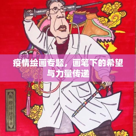 疫情绘画专题，画笔下的希望与力量传递