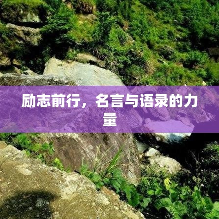 励志前行,名言与语录的力量
