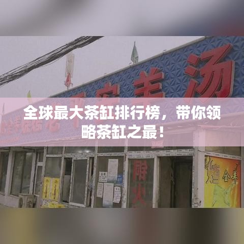 全球最大茶缸排行榜,带你领略茶缸之最!