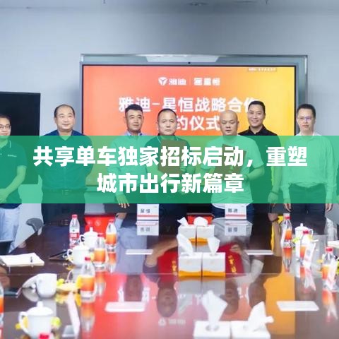 共享单车独家招标启动,重塑城市出行新篇章