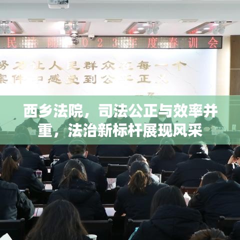 西乡法院,司法公正与效率并重,法治新标杆展现风采