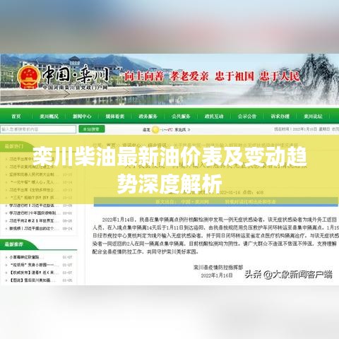 栾川柴油最新油价表及变动趋势深度解析